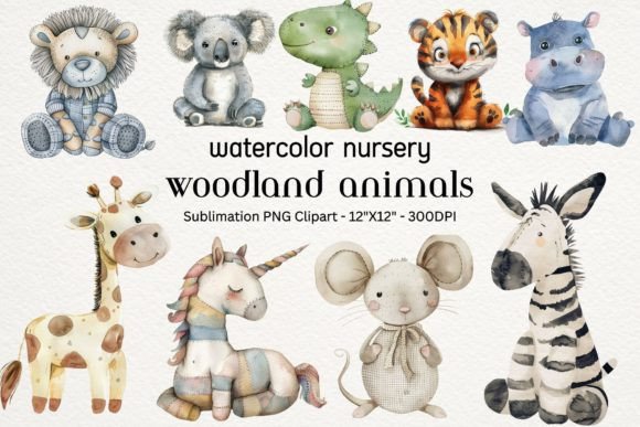 Download Watercolor Boho Nursery Woodland Animals - Animal Collection
