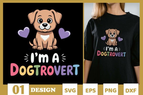 Download I'm a Dogtrovert Funny Animal SVG - Animal Collection