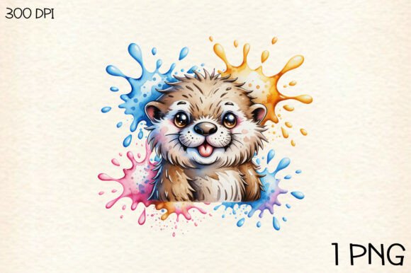 Download Watercolor Funny Cute Animal PNG Clipart - Animal Collection