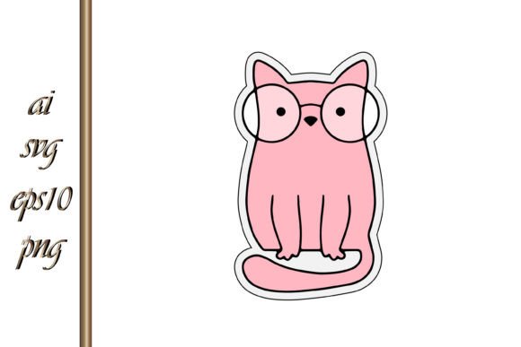 Download Doodle Cat Sticker Sketch Animal Vector - Animal Collection