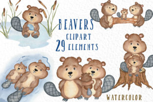 Download Watercolor Animals  Beaver - Animal Collection