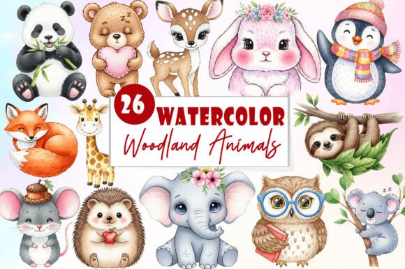 Download Cute Little Animal Clipart, Woodland PNG - Animal Collection
