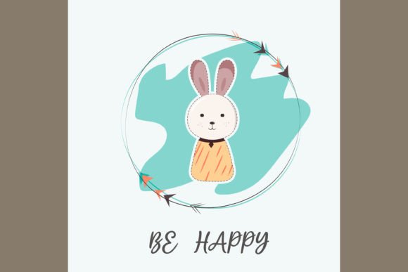 Download Vector Card with Cute Cartoon Animal - Animal Collection