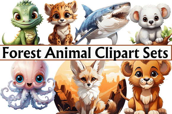 Download Forest Animal Clipart Sets - Animal Collection